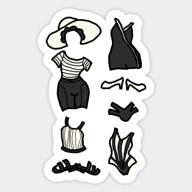 Swimwear Chic Sticker by LochNestFarm